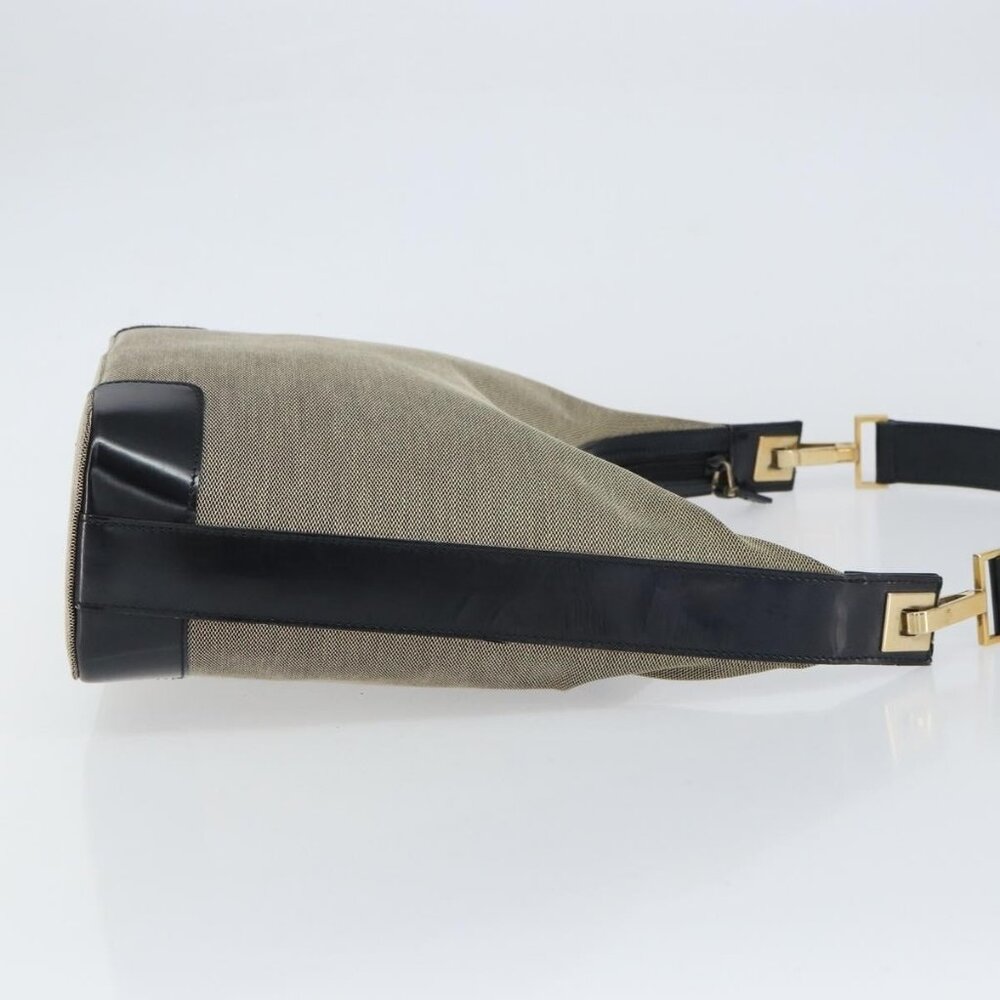 Authentic GUCCI Shoulder Bag Canvas Beige Gold 001 4204 - Picture 11 of 16
